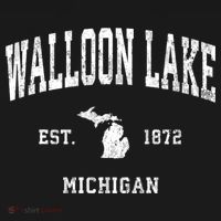 Walloon Lake Michigan Mi Vintage Athletic Sports T-Shirt thumb 7