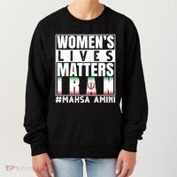 Women's Lives Matter Mahsa Amini Iran Support Women's Sweatshirt thumb 0