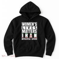 Women's Lives Matter Mahsa Amini Iran Support Hoodie thumb 0