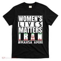 Women's Lives Matter Mahsa Amini Iran Support T-Shirt thumb 0
