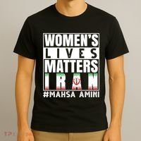 Women's Lives Matter Mahsa Amini Iran Support T-Shirt thumb 3
