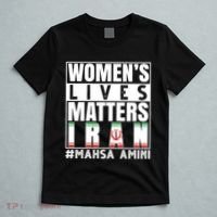 Women's Lives Matter Mahsa Amini Iran Support T-Shirt thumb 5