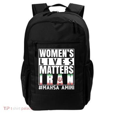 Women's Lives Matter Mahsa Amini Iran Support Backpack