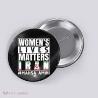 Women's Lives Matter Mahsa Amini Iran Support Button thumb 0