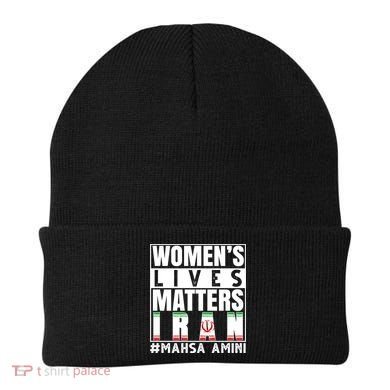 Women's Lives Matter Mahsa Amini Iran Support Beanie
