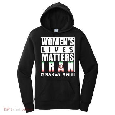 Women's Lives Matter Mahsa Amini Iran Support Women's Hoodie