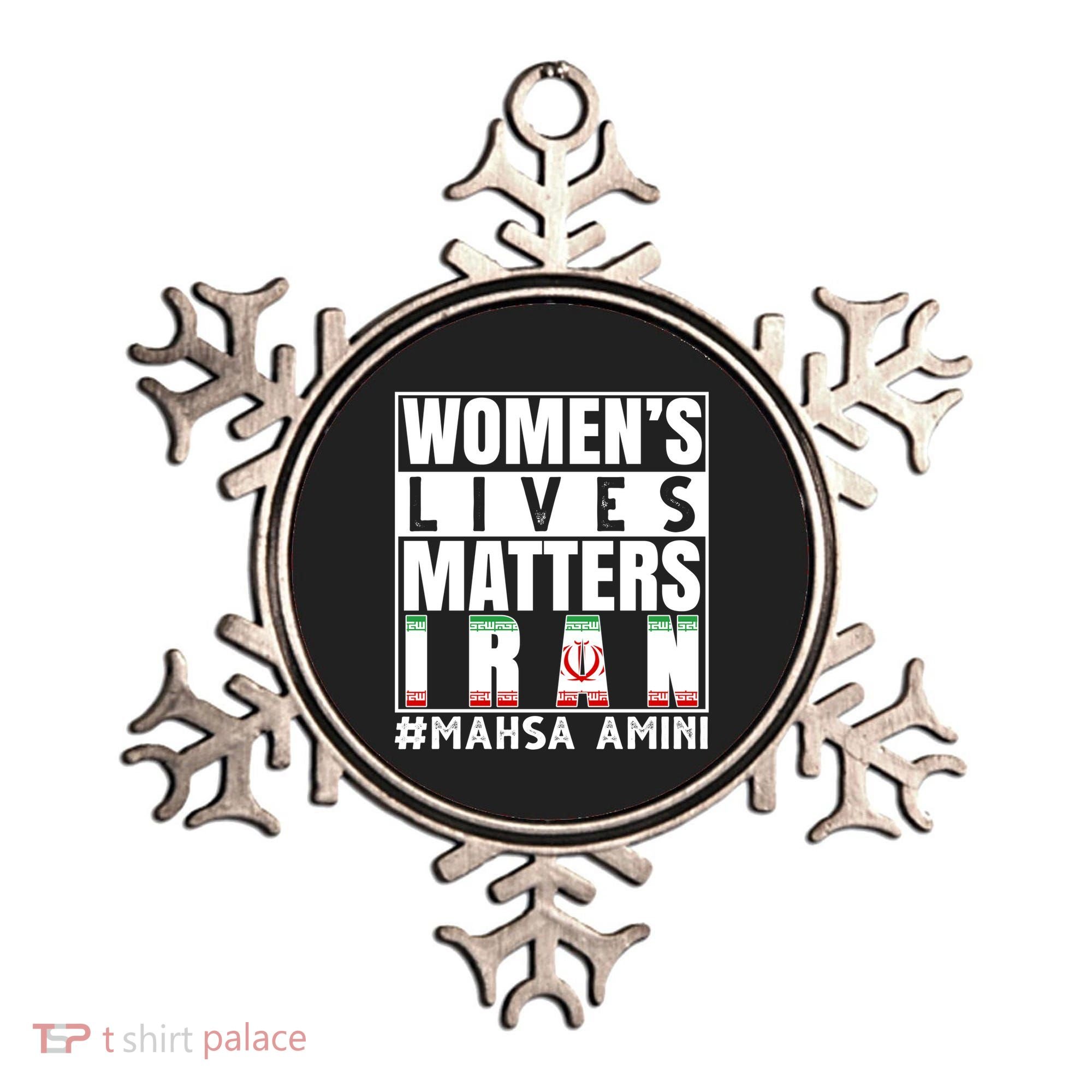 Women's Lives Matter Mahsa Amini Iran Support Ornament