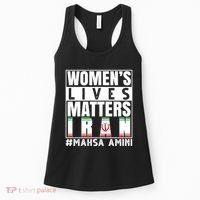 Women's Lives Matter Mahsa Amini Iran Support Women's Tank Top thumb 0