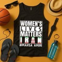 Women's Lives Matter Mahsa Amini Iran Support Tank Top thumb 4