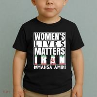 Women's Lives Matter Mahsa Amini Iran Support Toddler T-Shirt thumb 2
