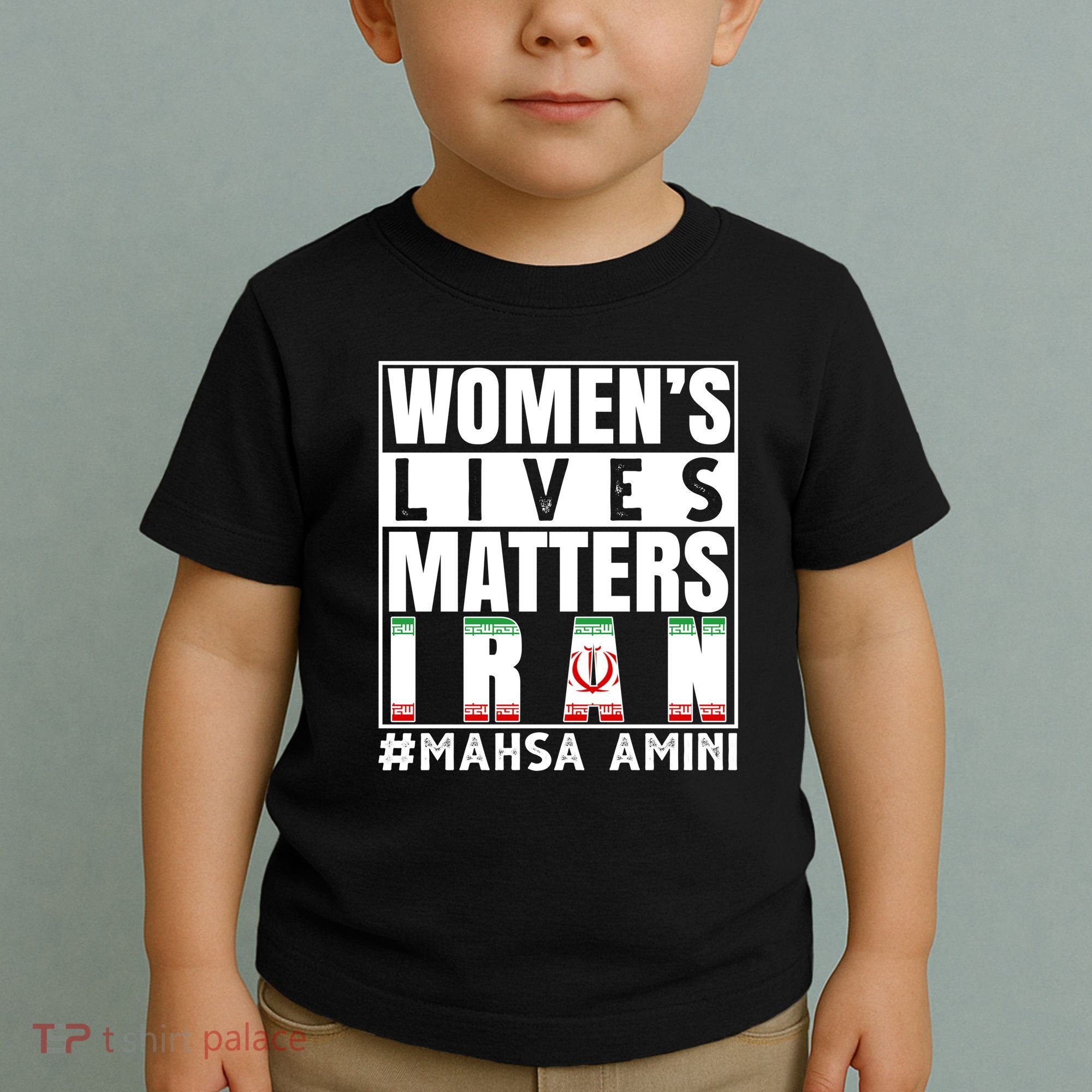 Women's Lives Matter Mahsa Amini Iran Support Toddler T-Shirt
