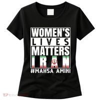 Women's Lives Matter Mahsa Amini Iran Support Women's T-Shirt thumb 0