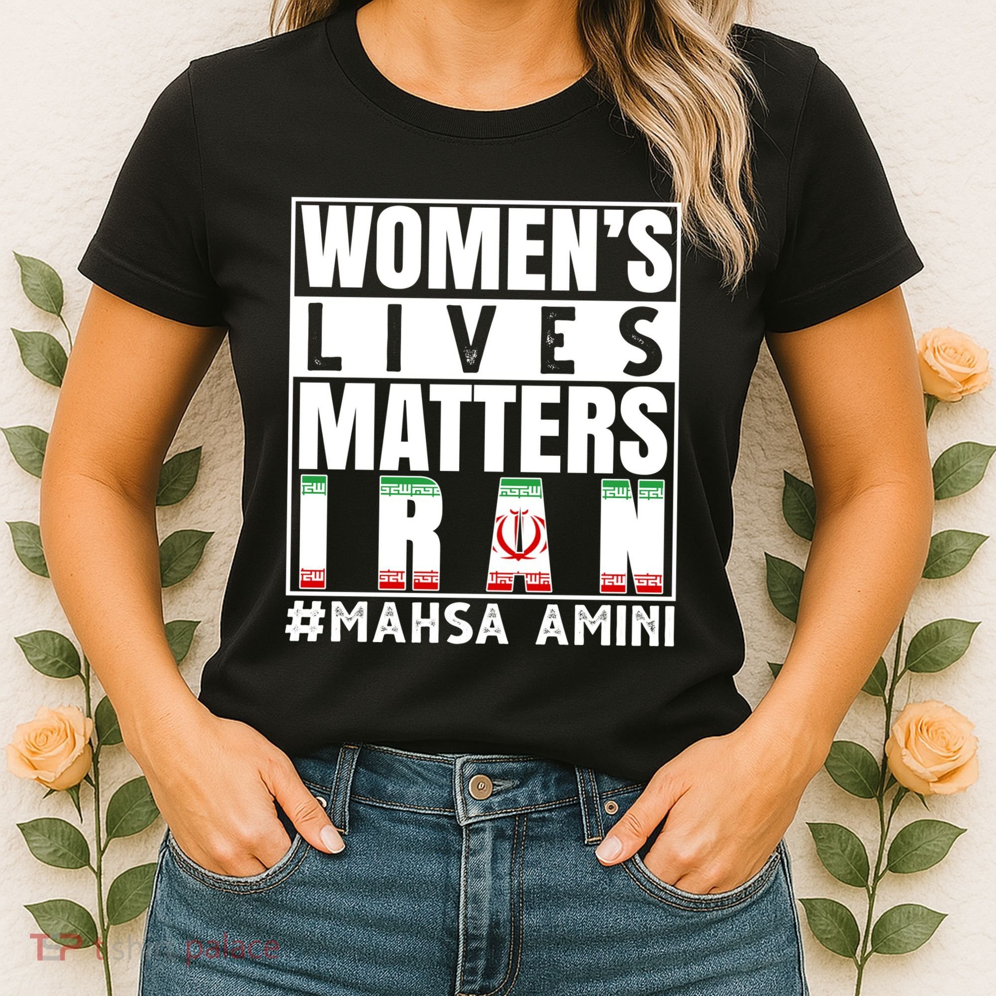 Women's Lives Matter Mahsa Amini Iran Support Women's T-Shirt