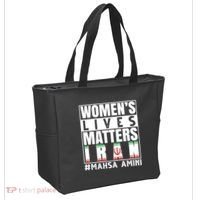 Women's Lives Matter Mahsa Amini Iran Support Tote Bag thumb 2