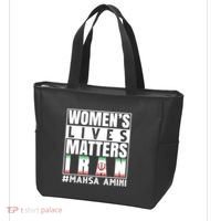Women's Lives Matter Mahsa Amini Iran Support Tote Bag thumb 3