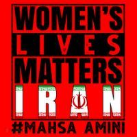 Women's Lives Matter Mahsa Amini Iran Support Santa Hat thumb 1