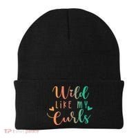 Wild Like My Curls Funny Curly Hair Le Tie Dye Beanie thumb 0