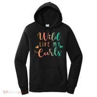 Wild Like My Curls Funny Curly Hair Le Tie Dye Women's Hoodie thumb 0