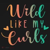 Wild Like My Curls Funny Curly Hair Le Tie Dye Women's Hoodie thumb 2