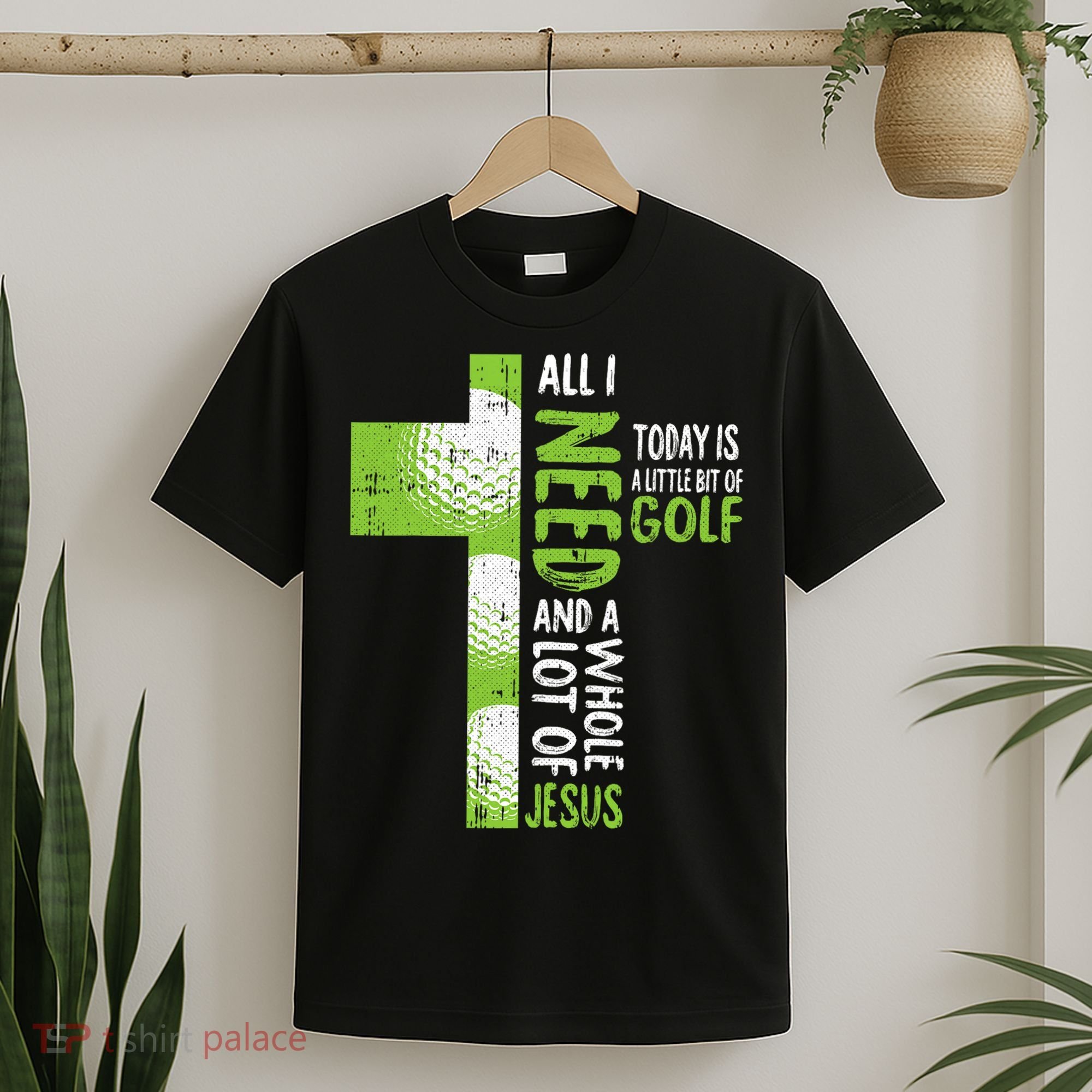 Whole Lot Of Jesus Golf Golfing Sport Lover Christian T-Shirt