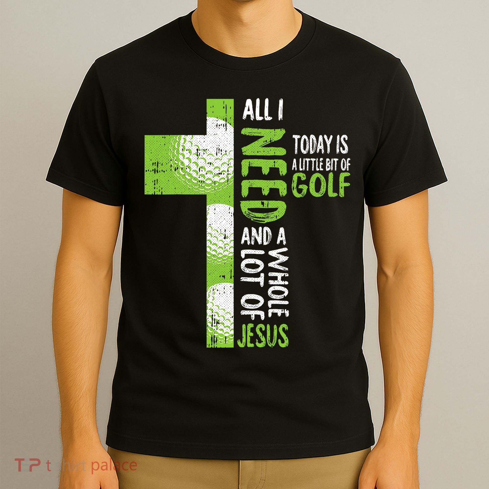 Whole Lot Of Jesus Golf Golfing Sport Lover Christian T-Shirt