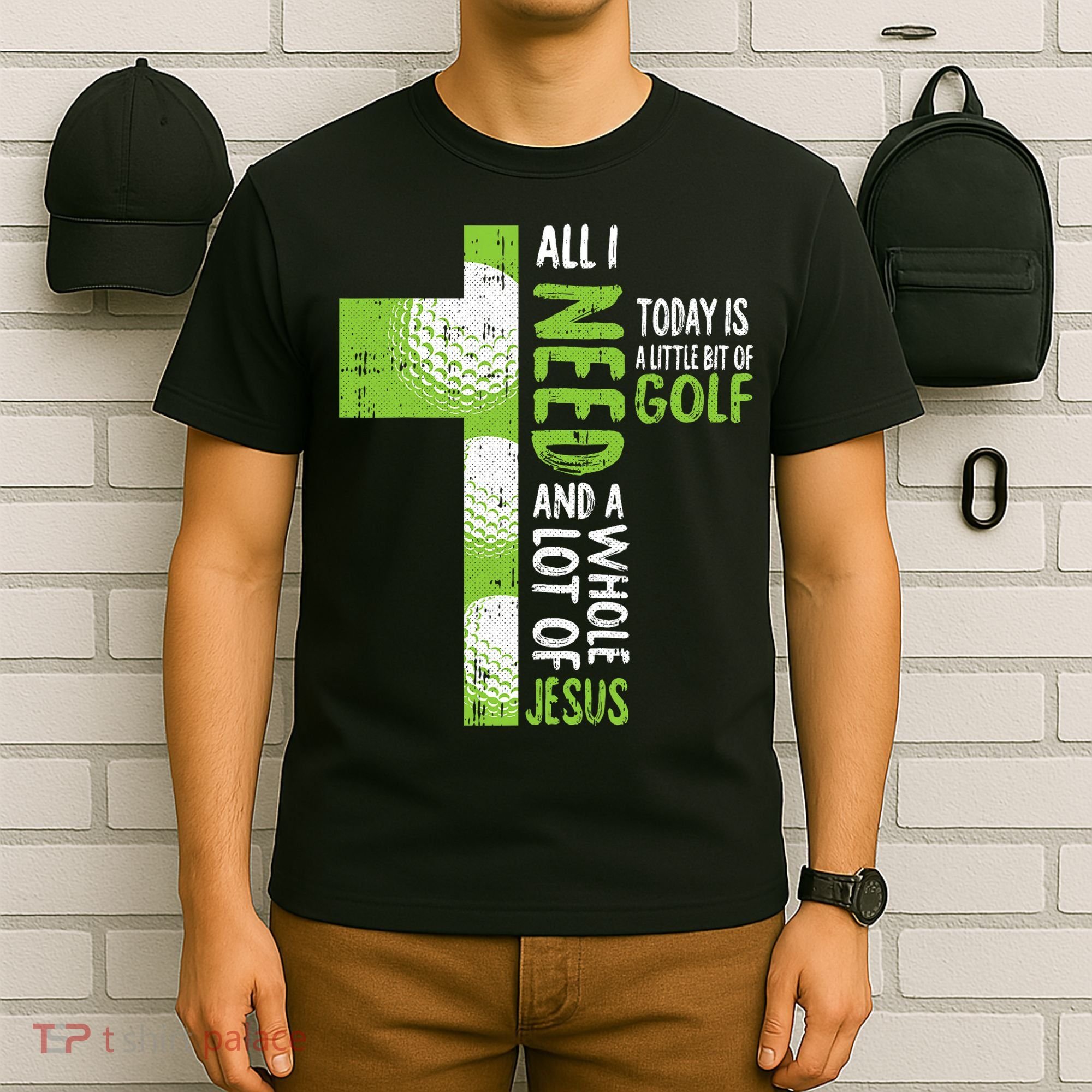 Whole Lot Of Jesus Golf Golfing Sport Lover Christian T-Shirt