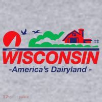 Wisconsin License Plate Americas Dairyland Women's Sweatshirt thumb 2