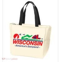 Wisconsin License Plate Americas Dairyland Tote Bag thumb 3