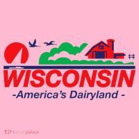Wisconsin License Plate Americas Dairyland Coaster thumb 2