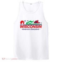 Wisconsin License Plate Americas Dairyland PosiCharge Competitor Tank thumb 0