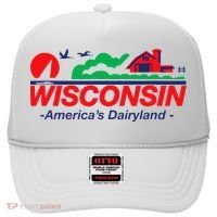 Wisconsin License Plate Americas Dairyland Hat thumb 0