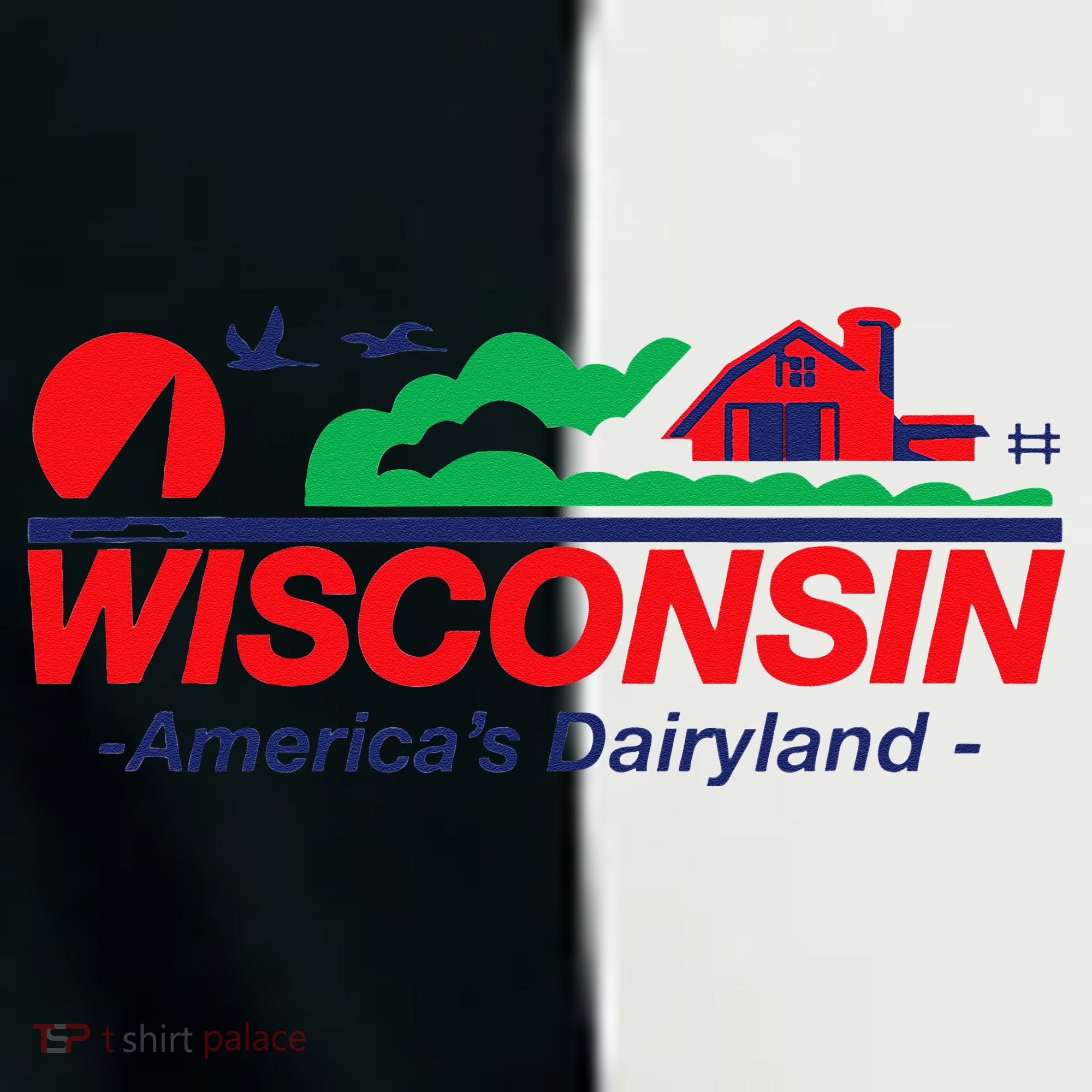 Wisconsin License Plate Americas Dairyland Toddler Fine Jersey T-Shirt