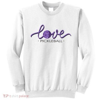 Wo Love Pickleball Pickleball Sweatshirt