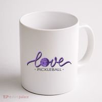 Wo Love Pickleball Pickleball Coffee Mug thumb 1