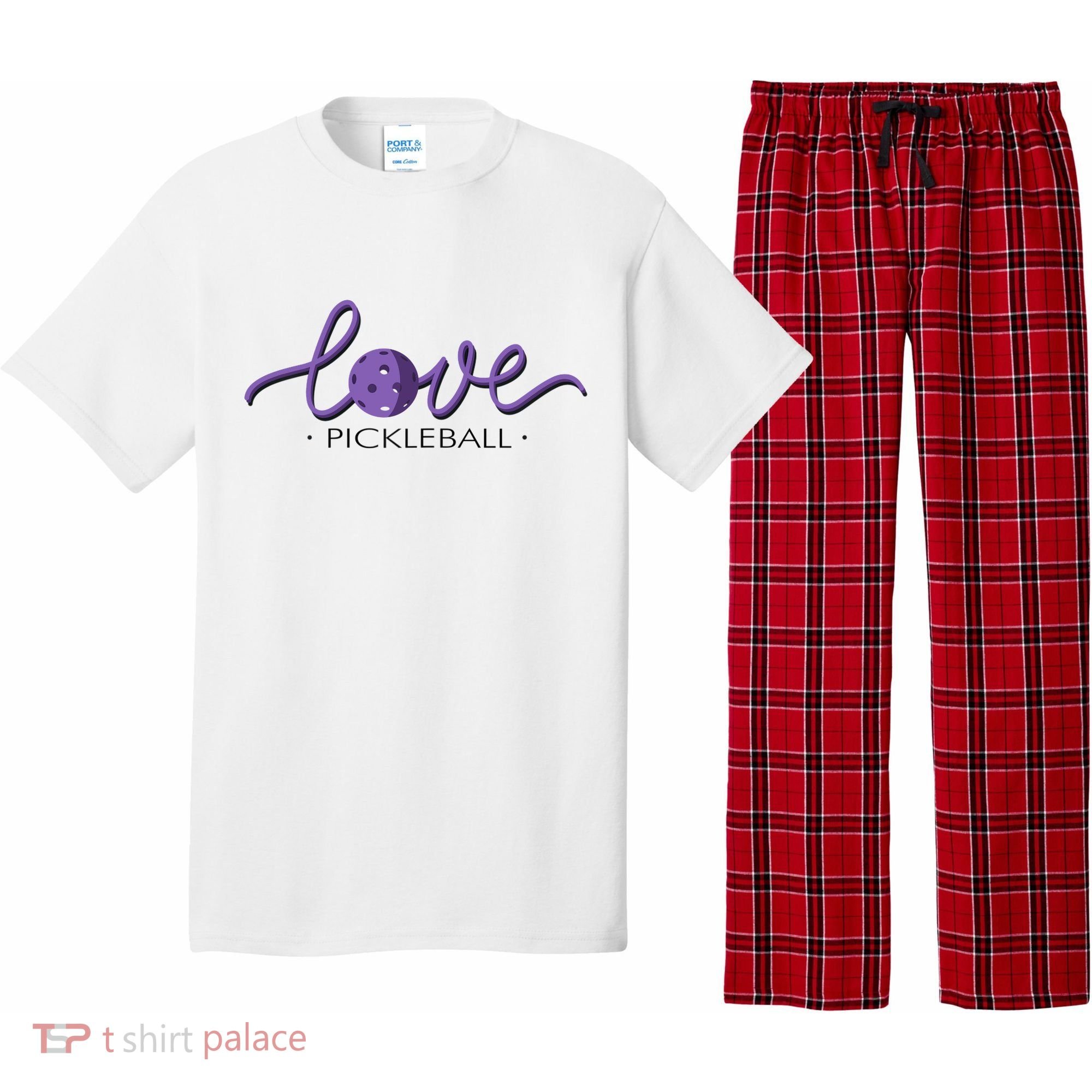 Wo Love Pickleball Pickleball Pajama Set