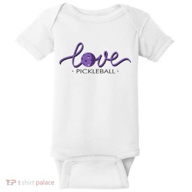 Wo Love Pickleball Pickleball Baby Bodysuit