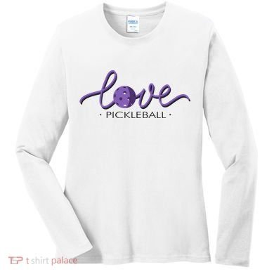 Wo Love Pickleball Pickleball Women's Long Sleeve Shirt
