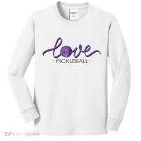 Wo Love Pickleball Pickleball Kids Long Sleeve Shirt thumb 0