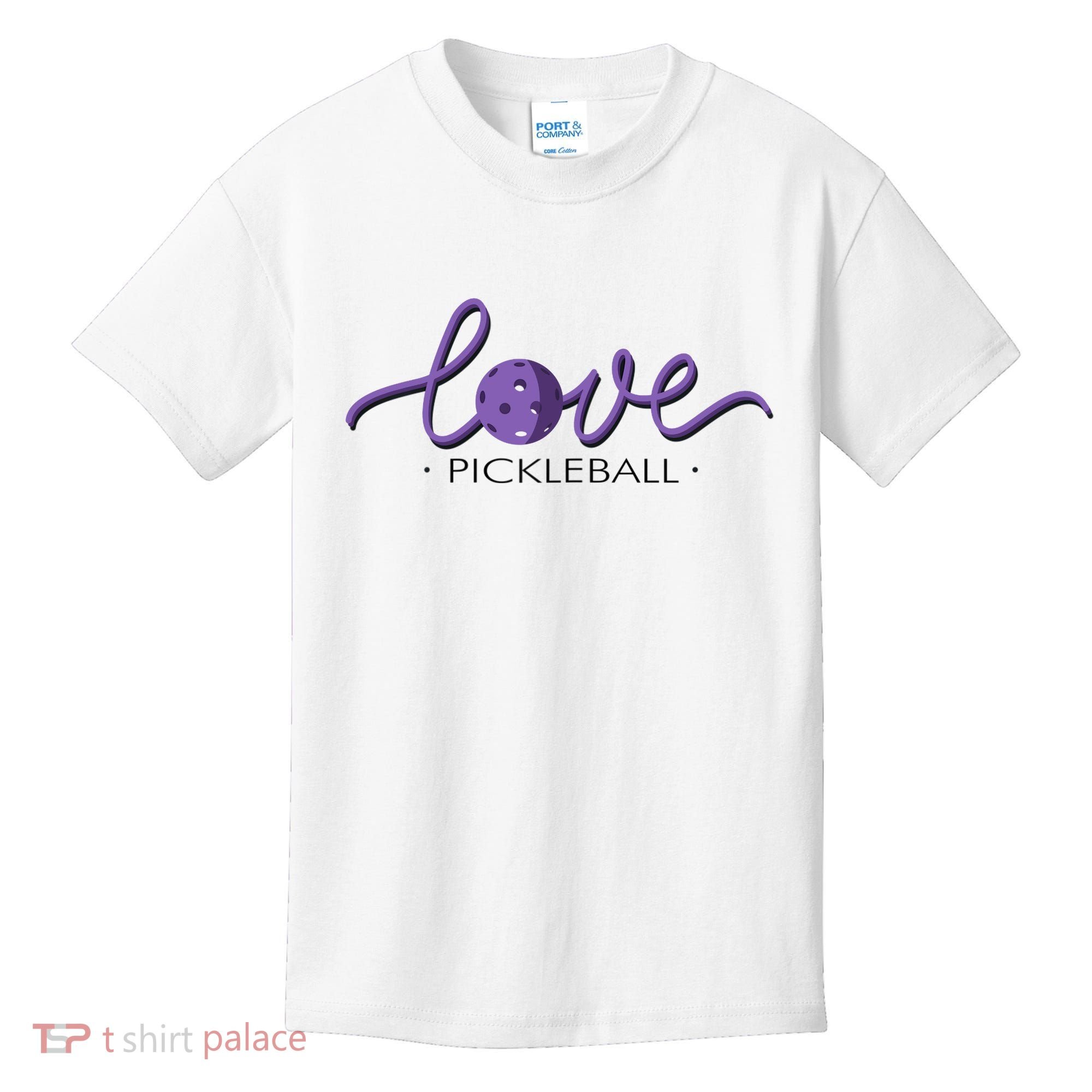 Wo Love Pickleball Pickleball Kids T-Shirt