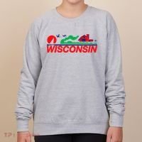Wisconsin License Plate Women's Sweatshirt thumb 0