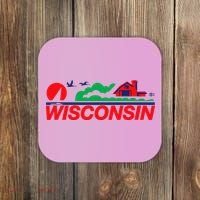 Wisconsin License Plate Coaster thumb 0