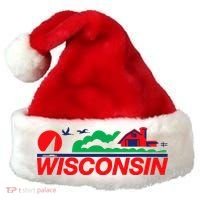 Wisconsin License Plate Santa Hat thumb 0