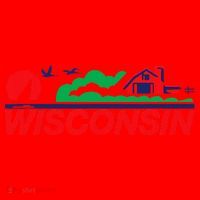 Wisconsin License Plate Santa Hat thumb 1