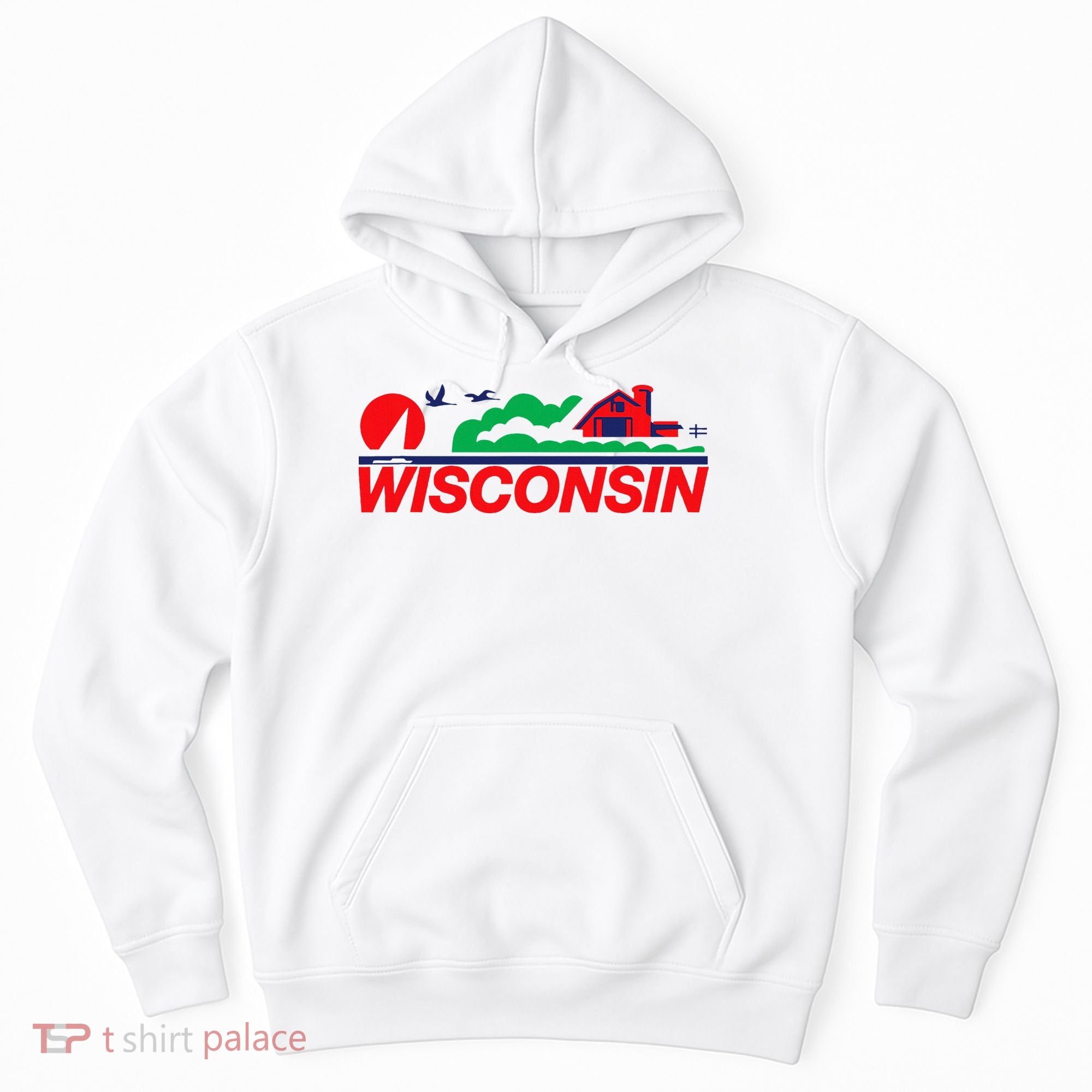 Wisconsin License Plate Hoodie