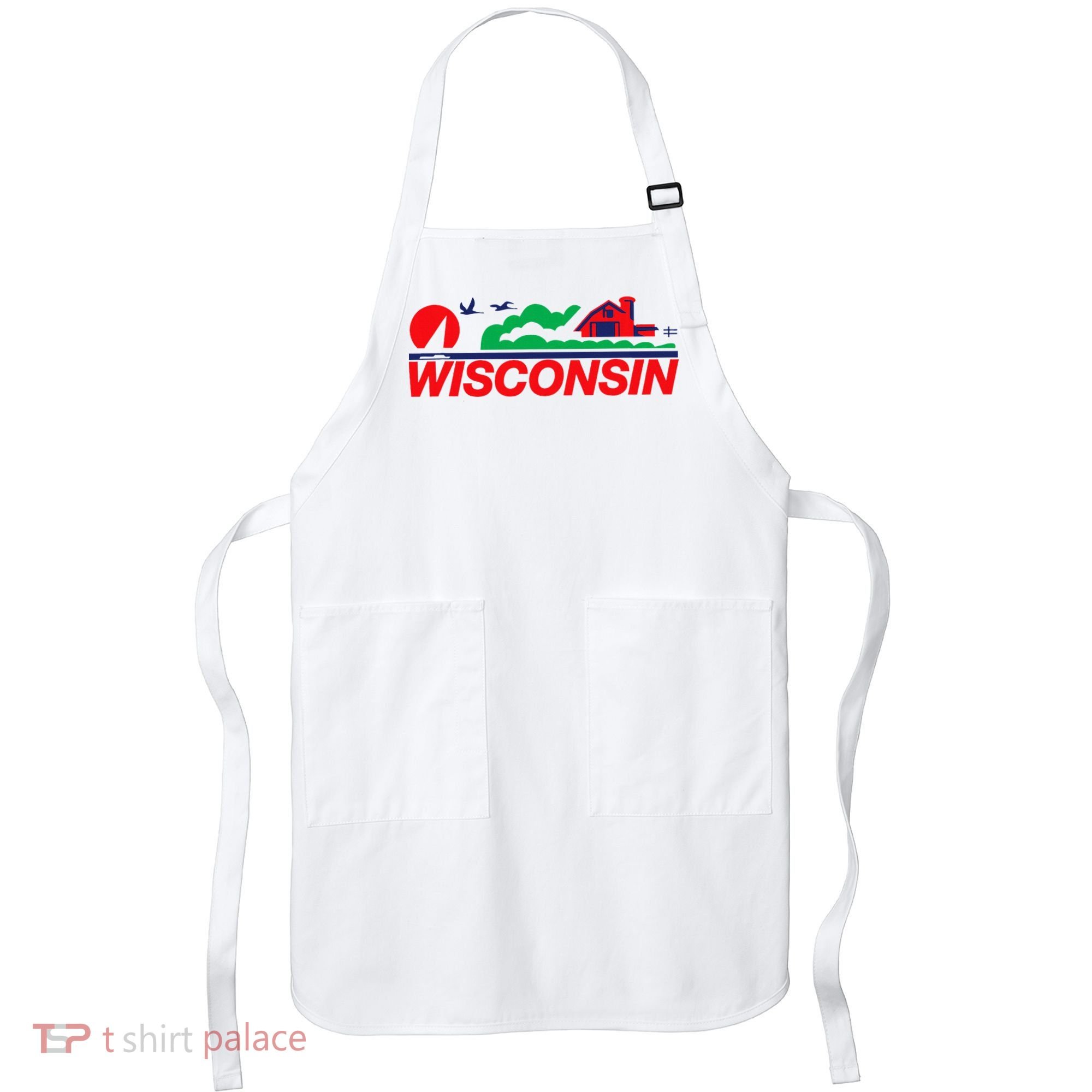 Wisconsin License Plate Apron