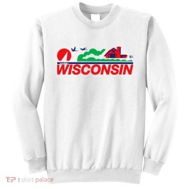 Wisconsin License Plate Sweatshirt