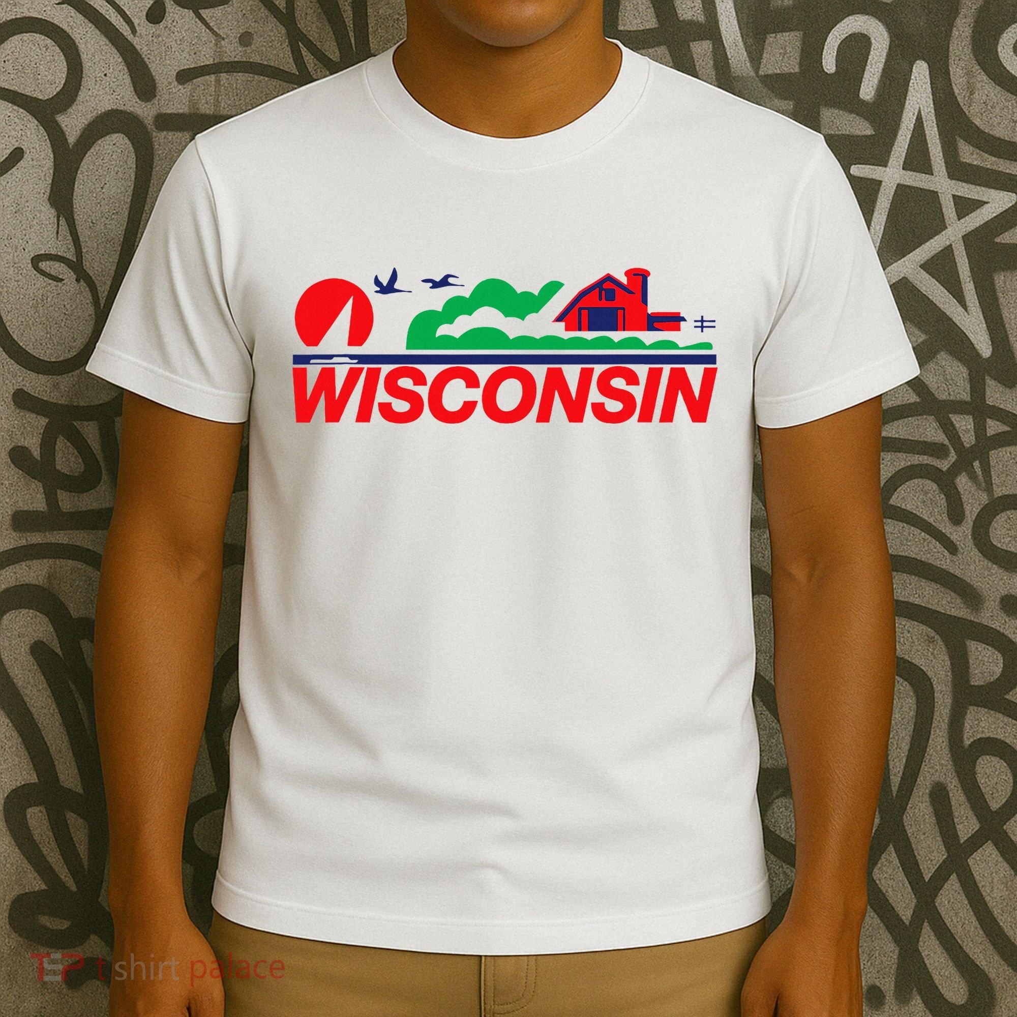 Wisconsin License Plate T-Shirt