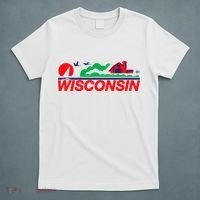 Wisconsin License Plate T-Shirt thumb 5