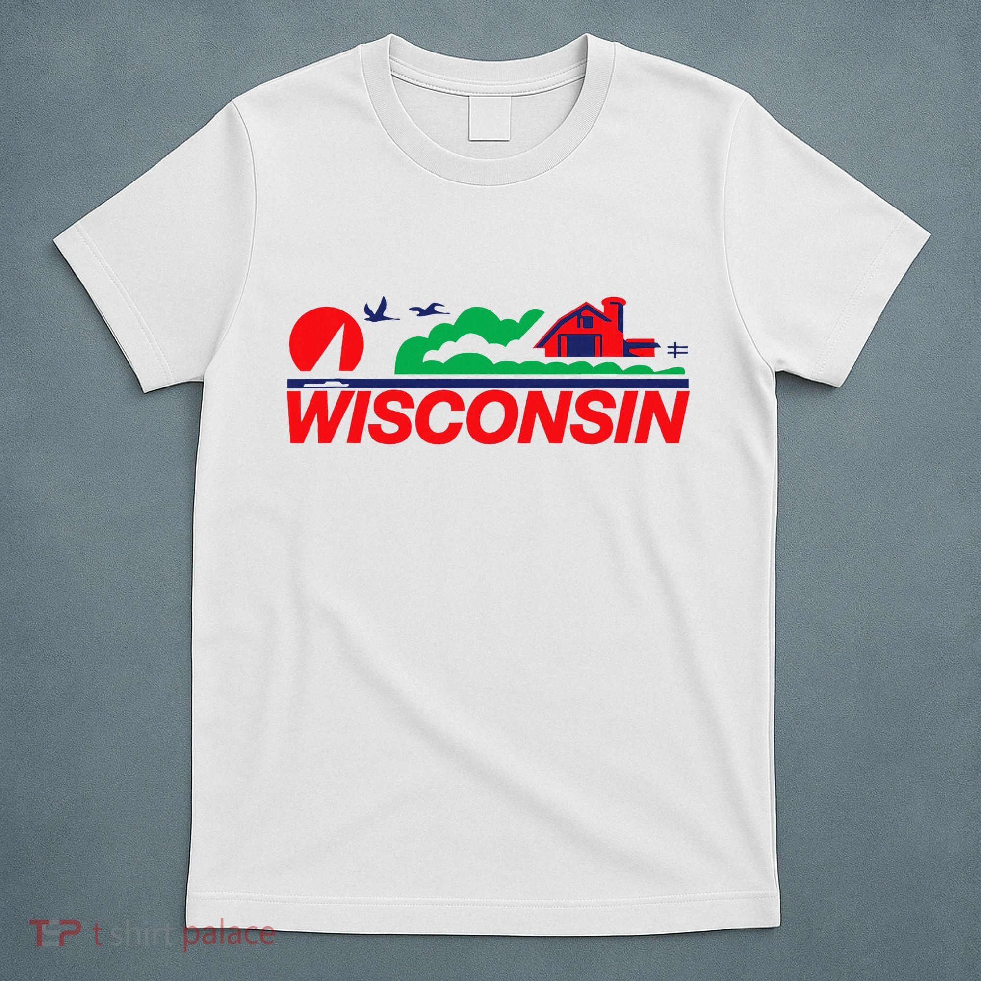 Wisconsin License Plate T-Shirt