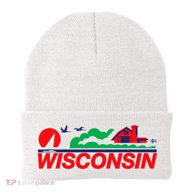 Wisconsin License Plate Beanie